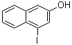 structure of CAS# 90800-21-8, 4-Iodo-2-naphthalenol;4-Iodonaphthalen-2-ol