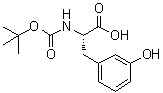 N-[(1,1-Dimethylethoxy)carbonyl]-3-hydroxy-L-phenylalanine molecular structure (CAS 90819-30-0)