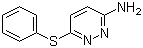 structure of CAS# 90844-35-2, 3-Amino-6-(phenylthio)pyridazine