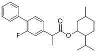 Flurbiprofen rac-Menthyl Ester molecular structure (CAS 908559-44-4)