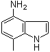 4-氨基-7-甲基吲哚分子结构 (CAS 90868-08-9)