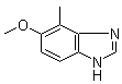 结构式 CAS# 90868-11-4, 5-甲氧基-4-甲基-1H-苯并咪唑