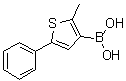 2-Methyl-5-phenylthiophen-3-ylboronic acid molecular structure (CAS 909103-23-7)