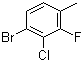 4-Bromo-3-chloro-2-fluorotoluene molecular structure (CAS 909122-30-1)