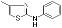 4-Methyl-N-phenyl-2-thiazolamine molecular structure (CAS 90916-46-4)