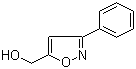 结构式 CAS# 90924-12-2, (3-苯基-5-异恶唑基)甲醇