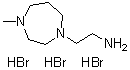 1-(2-Aminoethyl)hexahydro-4-methyl-1H-1,4-diazepine trihydrobromide molecular structure (CAS 90942-02-2)