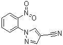 1-(2-Nitrophenyl)-1H-pyrazole-4-carbonitrile molecular structure (CAS 90947-37-8)