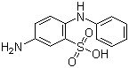 结构式 CAS# 91-30-5, 4-氨基二苯胺-2-磺酸