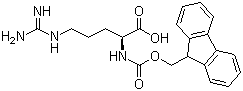 Fmoc-L-Arginine molecular structure (CAS 91000-69-0)
