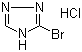 5-Bromo-1H-1,2,4-triazole hydrochloride molecular structure (CAS 91039-60-0)
