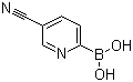5-Cyanopyridine-2-boronic acid molecular structure (CAS 910547-29-4)