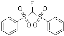 Fluorobis(phenylsulfonyl)methane molecular structure (CAS 910650-82-7)