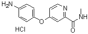 4-(4-Aminophenoxy)-N-methyl-2-pyridinecarboxamide hydrochloride molecular structure (CAS 911132-05-3)