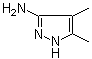 3-氨基-4,5-二甲基-1H-吡唑分子结构 (CAS 91159-73-8)