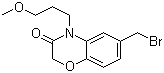 6-(Bromomethyl)-4-(3-methoxypropyl)-2H-benzo[b][1,4]oxazin-3(4H)-one molecular structure (CAS 911705-42-5)