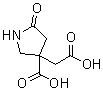 3-Carboxy-5-oxo-3-pyrrolidineacetic acid molecular structure (CAS 91189-27-4)