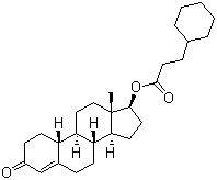 环己基丙酸诺龙分子结构 (CAS 912-57-2)