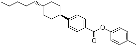 4-Methylphenyl trans-4-(4-pentylcyclohexyl)benzoate molecular structure (CAS 91225-15-9)