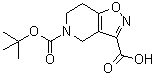 6,7-Dihydroisoxazolo[4,5-c]pyridine-3,5(4H)-dicarboxylic acid 5-(1,1-dimethylethyl) ester molecular structure (CAS 912265-93-1)