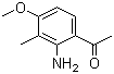 2-Methyl-3-amino-4-acetylanisole molecular structure (CAS 912347-94-5)