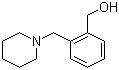 structure of CAS# 91271-61-3, (2-(Piperidin-1-ylmethyl)phenyl)methanol;2-(Piperidinomethyl)benzyl alcohol
