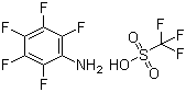 Pentafluoroanilinium trifluoromethanesulfonate molecular structure (CAS 912823-79-1)