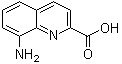 8-Amino-2-quinolinecarboxylic acid molecular structure (CAS 91289-36-0)