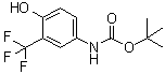 tert-Butyl (4-Hydroxy-3-trifluoromethylphenyl)carbamate molecular structure (CAS 912949-30-5)