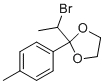 2-(1-bromoethyl)-2-(p-tolyl)-1,3-dioxolane molecular structure (CAS 91306-36-4)