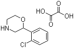 2-(2-Chlorophenyl)morpholine oxalate molecular structure (CAS 913297-04-8)