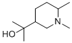 2-(1,6-Dimethylpiperidin-3-yl)propan-2-ol molecular structure (CAS 91342-95-9)