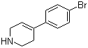 4-(4-溴苯基)-1,2,3,6-四氢吡啶分子结构 (CAS 91347-99-8)