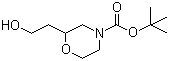 2-(2-Hydroxyethyl)-4-morpholinecarboxylic acid tert-butyl ester molecular structure (CAS 913642-78-1)