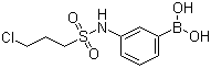 3-[[(3-Chloropropyl)sulfonyl]amino]phenylboronic acid molecular structure (CAS 913835-50-4)