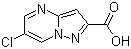 结构式 CAS# 914206-75-0, 6-氯吡唑并[1,5-a]嘧啶-2-羧酸