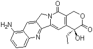 结构式 CAS# 91421-43-1, 9-氨基喜树碱