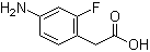 结构式 CAS# 914224-31-0, 4-氨基-2-氟苯乙酸