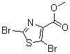 2,5-Dibromo-4-thiazolecarboxylic acid methyl ester molecular structure (CAS 914347-25-4)