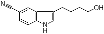 3-(4-Hydroxybutyl)-1H-indole-5-carbonitrile molecular structure (CAS 914927-40-5)