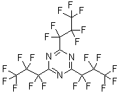 结构式 CAS# 915-76-4, 2,4,6-三(七氟丙基)均三嗪