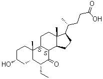 (3alpha,5beta,6alpha)-6-Ethyl-3-hydroxy-7-oxocholan-24-oic acid molecular structure (CAS 915038-26-5)