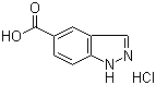 结构式 CAS# 915139-44-5, 1H-吲唑-5-羧酸盐酸盐