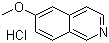 6-Methoxyisoquinoline hydrochloride molecular structure (CAS 915865-96-2)