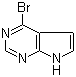 4-Bromo-7H-pyrrolo[2,3-d]pyrimidine molecular structure (CAS 916213-53-1)