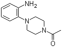 1-(4-(2-Aminophenyl)piperazin-1-yl)ethanone molecular structure (CAS 91646-45-6)
