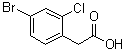 4-Bromo-2-chlorobenzeneacetic acid molecular structure (CAS 916516-89-7)