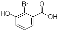 2-Bromo-3-hydroxybenzoic acid molecular structure (CAS 91658-91-2)