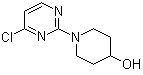 1-(4-Chloro-2-pyrimidinyl)-4-piperidinol molecular structure (CAS 916791-08-7)