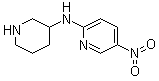 5-Nitro-N-3-piperidinyl-2-pyridinamine molecular structure (CAS 916791-13-4)